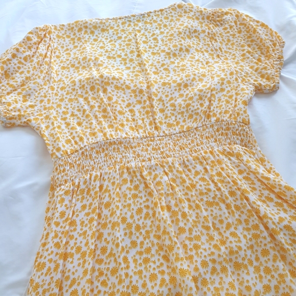 Cotton On yellow floral summer dress, size 4 - Picture 5 of 8